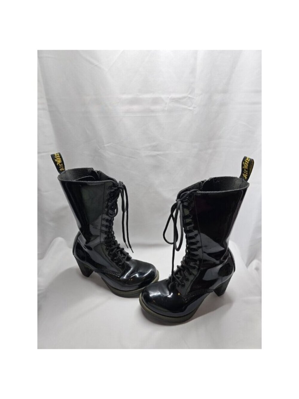 Dr. Martens Women's Dee Limited Edition Diva Collection 14-Eye Black US 7 L UK 5